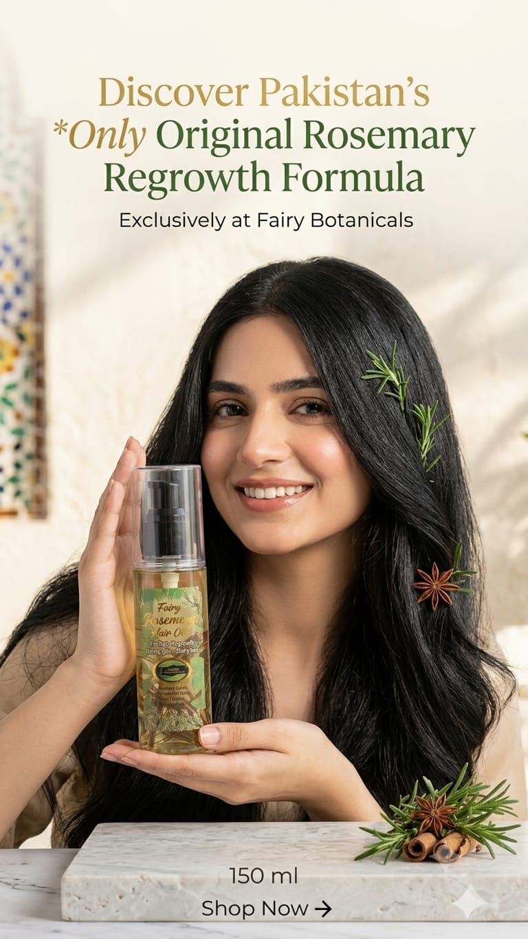 Fairy Rosemary Hair Oil (150ml) – Premium Hair Regrowth & Anti-Hairfall Formula