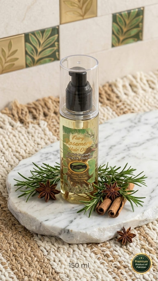 Fairy Rosemary Hair Oil (150ml) – Premium Hair Regrowth & Anti-Hairfall Formula